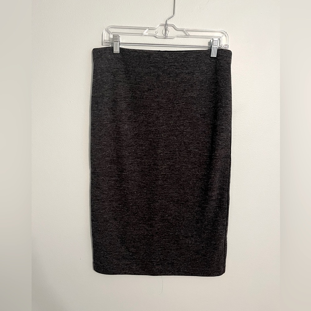 LOFT Dark Gray Pencil Skirt